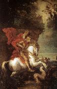 DYCK, Sir Anthony Van St George and the Dragon dfg oil painting reproduction
